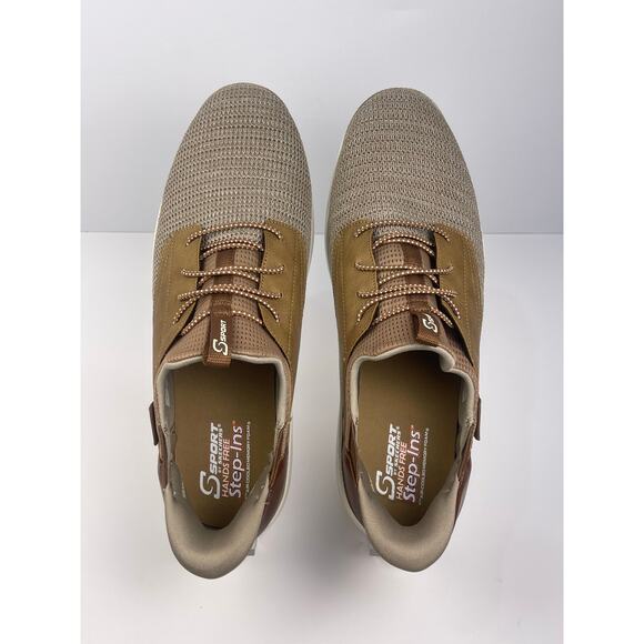 S Sport by Skechers Men’s Donovan Step-Ins Light Brown Size 13 NWOT - Picture 1 of 10